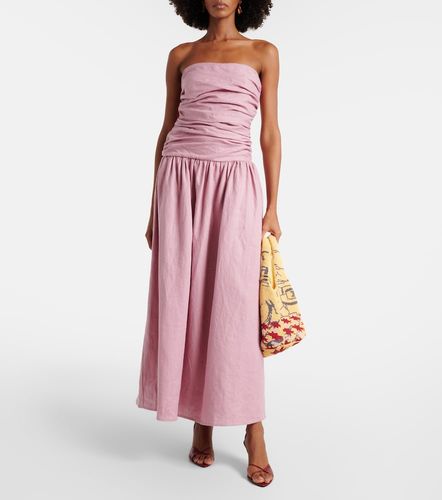 Robe bustier longue Sacha en lin - Faithfull - Modalova