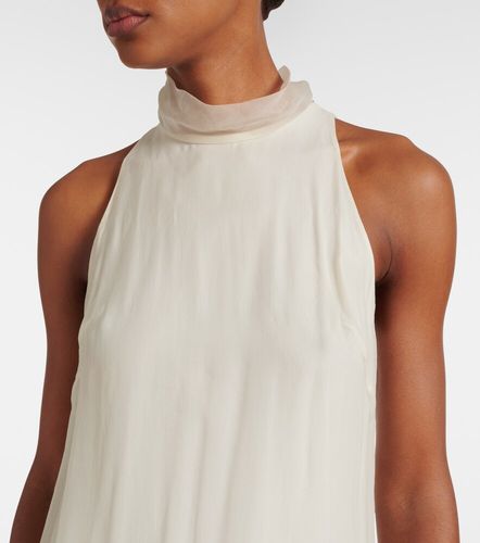 Robe longue Monili en soie - Brunello Cucinelli - Modalova