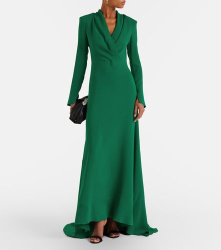 Robe longue en soie mélangée - Oscar de la Renta - Modalova