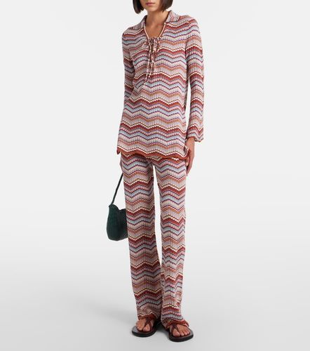 Rixo Pantalon évasé Boni en coton - Rixo - Modalova