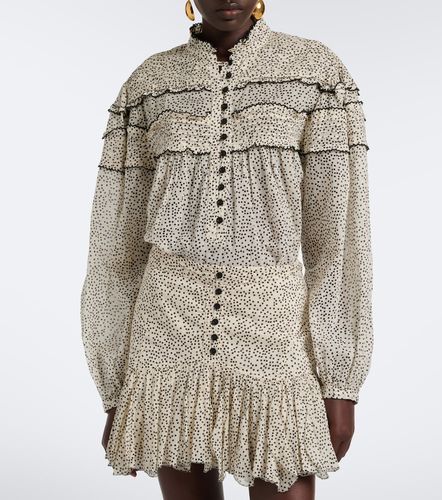 Blouse Doane en voile de coton à pois - Marant Etoile - Modalova