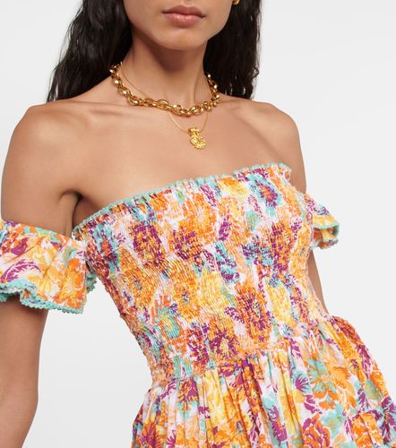 Robe Aurora en coton à fleurs - Poupette St Barth - Modalova