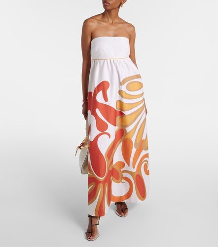 Robe longue Algae en coton mélangé - Adriana Degreas - Modalova