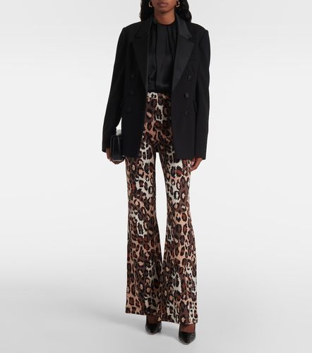 Pantalon évasé Brooklyn à imprimé léopard - Diane von Furstenberg - Modalova