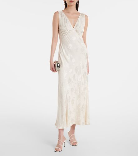 Robe midi Sandrine en jacquard à fleurs - Rixo - Modalova