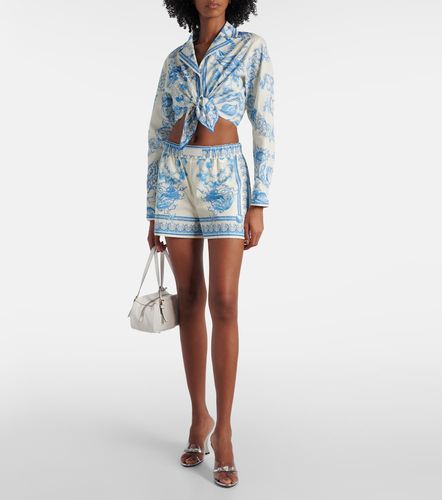 Short Underwater Barocco en coton - Versace - Modalova