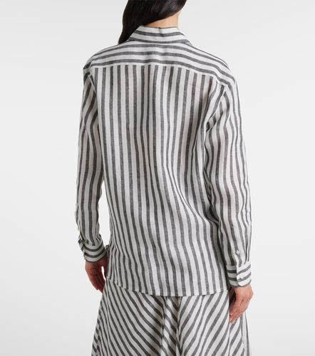 Chemise Capri en lin à rayures - Ralph Lauren Collection - Modalova
