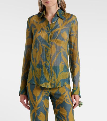 Chemise en soie à imprimé - Dries Van Noten - Modalova