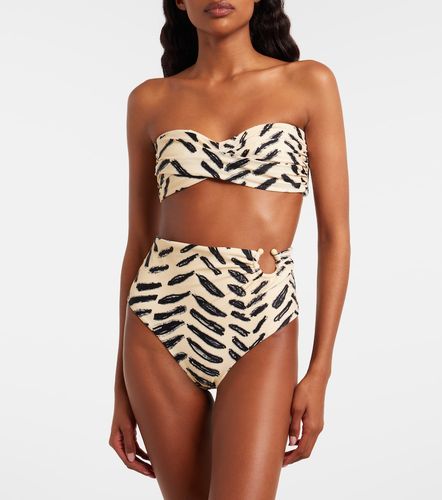 Culotte de bikini à imprimé - Johanna Ortiz - Modalova