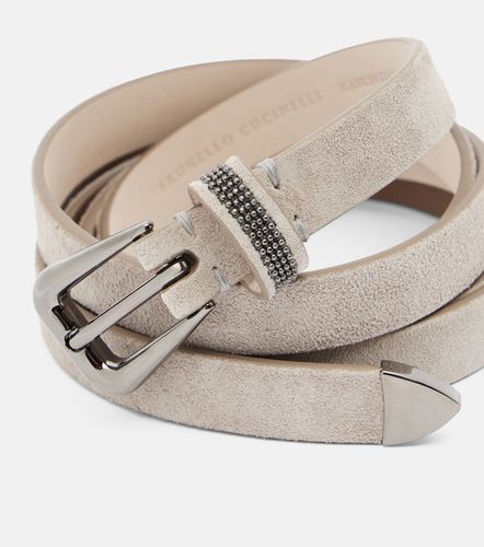Ceinture Monili en daim - Brunello Cucinelli - Modalova