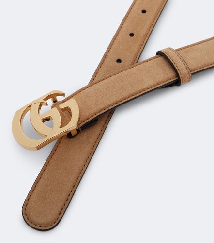 Gucci Ceinture GG Marmont en daim - Gucci - Modalova
