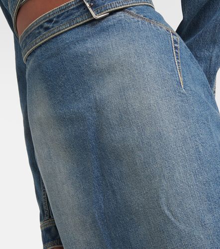 Alaïa Jupe crayon en denim - Alaia - Modalova