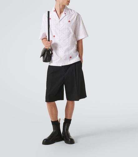 Chemise bowling en jacquard de coton à carreaux - Jacquemus - Modalova
