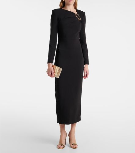 Robe midi asymétrique en crêpe - Roland Mouret - Modalova