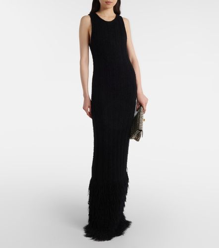 Robe longue Fiore en soie et cachemire - Khaite - Modalova