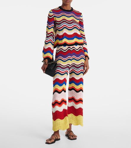 Pantalon ample Chevron en crochet - La DoubleJ - Modalova