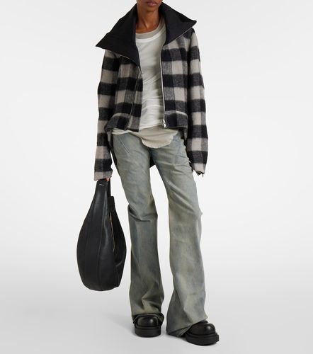 Veste Exploder en laine vierge à carreaux - Rick Owens - Modalova