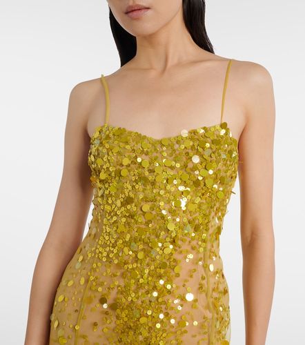 The Attico Robe longue à sequins - The Attico - Modalova