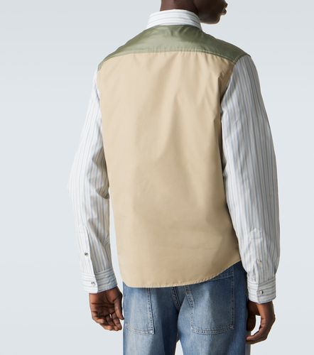 Chemise rayée en popeline de coton - Moncler - Modalova