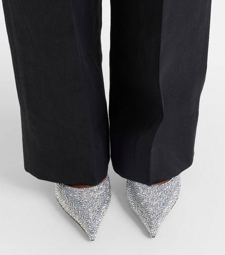 Escarpins Skull en satin à clous - McQueen - Modalova