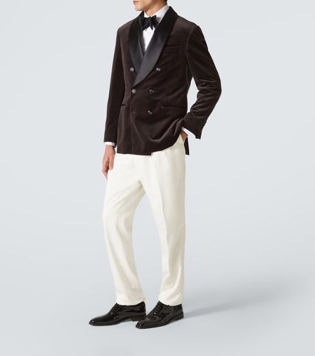 Veste de smoking en velours de coton - Brunello Cucinelli - Modalova