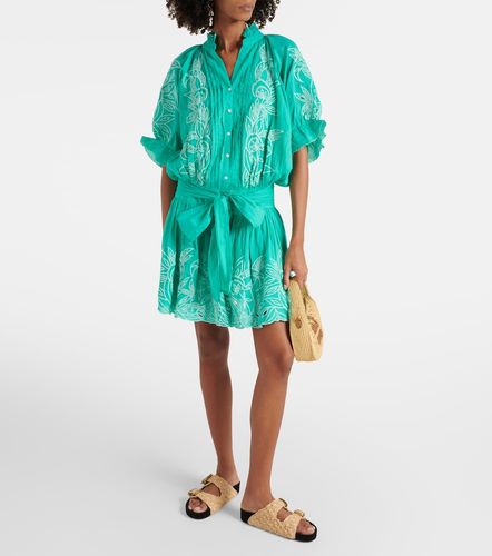 Robe en coton colorblock - Juliet Dunn - Modalova