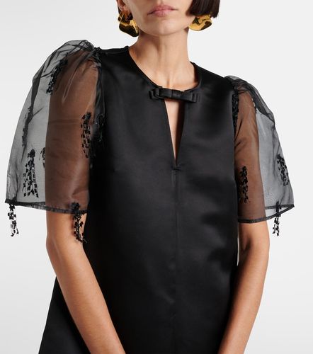 Ganni Robe en organza à broderies - Ganni - Modalova
