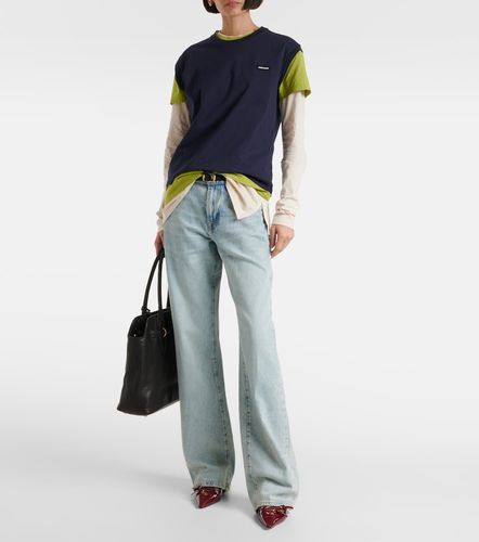Jean droit Tess Trouser à taille haute - 7 For All Mankind - Modalova