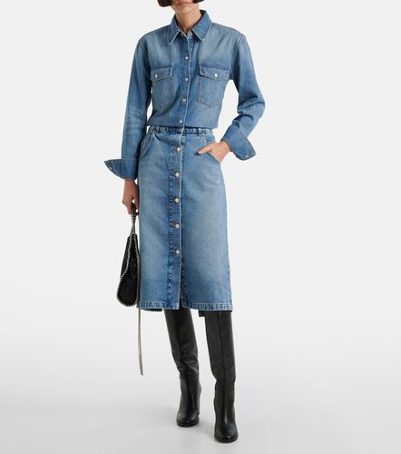 Stella McCartney Jupe midi en jean - Stella McCartney - Modalova