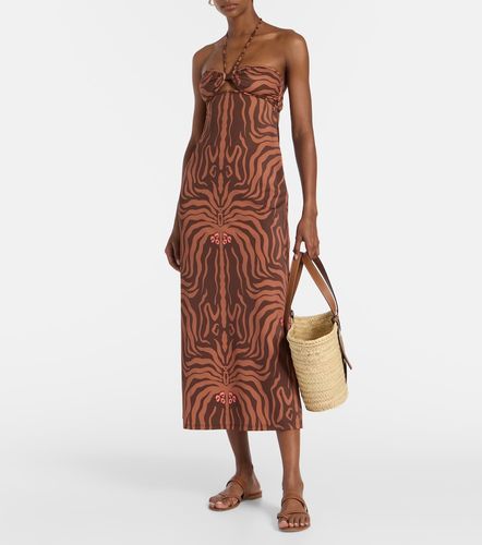 Robe midi Jungle Palms imprimée - Johanna Ortiz - Modalova