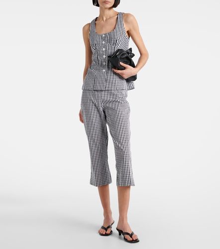 Pantalon capri en coton à carreaux - Faithfull - Modalova