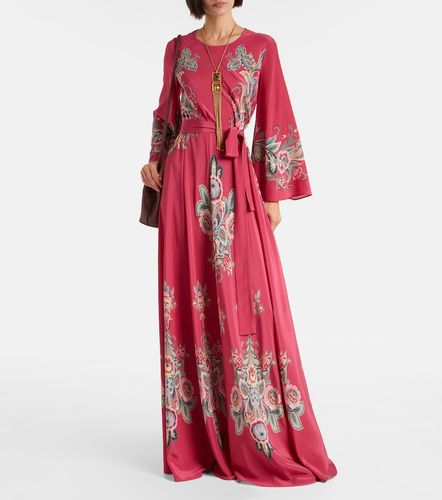 Etro Robe longue imprimée en soie - Etro - Modalova