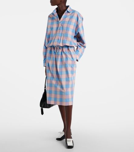 Prada Chemise en coton à carreaux - Prada - Modalova
