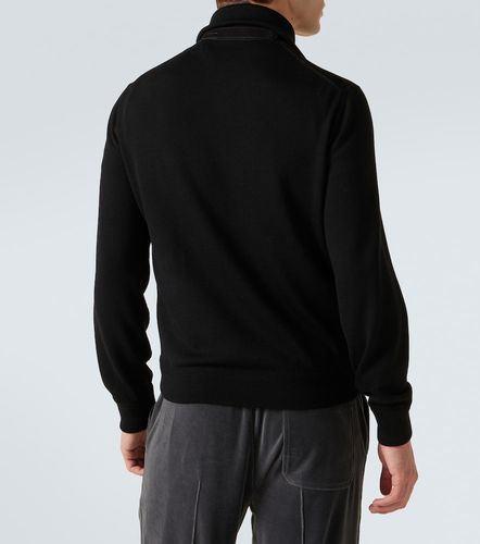Pull en daim et laine mélangée - Tom Ford - Modalova
