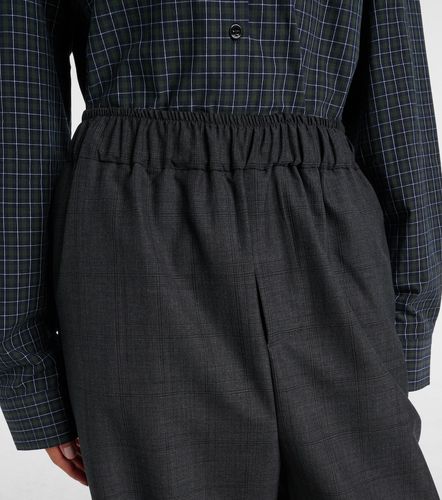Pantalon ample Baxter en laine mélangée à carreaux - The Frankie Shop - Modalova