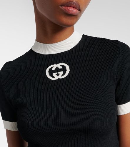Gucci Top en maille GG - Gucci - Modalova