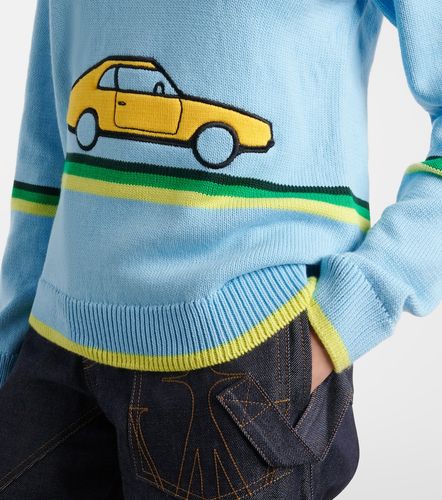 Pull en coton à broderie - JW Anderson - Modalova