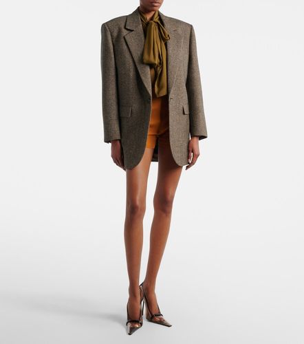 Short en maille côtelée - Saint Laurent - Modalova