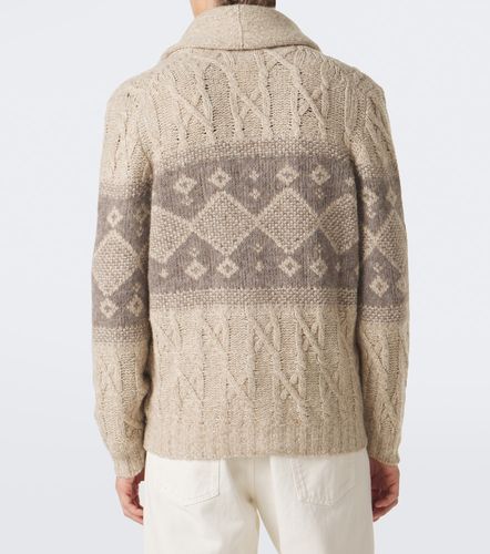 Cardigan en laine, soie et cachemire - Brunello Cucinelli - Modalova