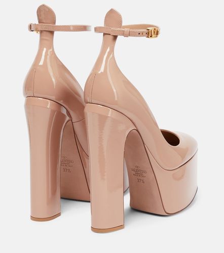 Escarpins Tan-Go à plateau en cuir verni - Valentino Garavani - Modalova