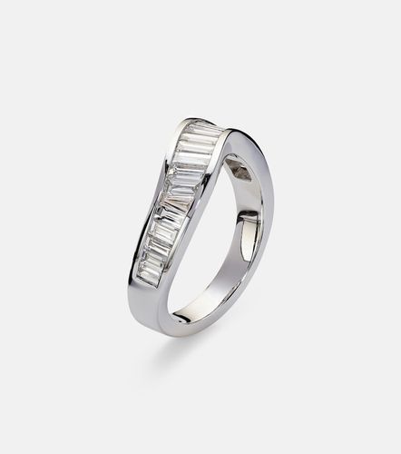 Bague Wave en or blanc 18 ct et diamants - Anita Ko - Modalova
