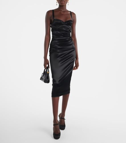 Dolce&Gabbana Robe midi en satin - Dolce&Gabbana - Modalova