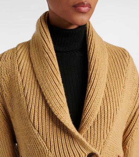 Cardigan Nora intarsia en laine mélangée - Goldbergh - Modalova