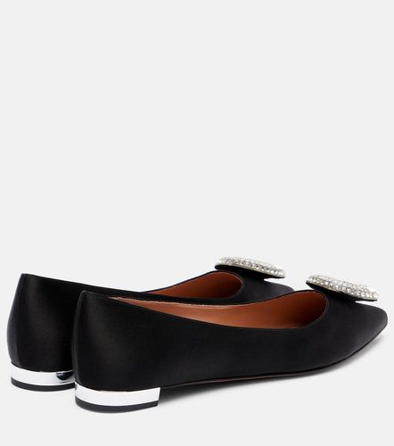Ballerines Crystal Hoop en satin - Aquazzura - Modalova