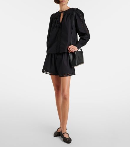 Short Elowen brodé en coton - Ulla Johnson - Modalova