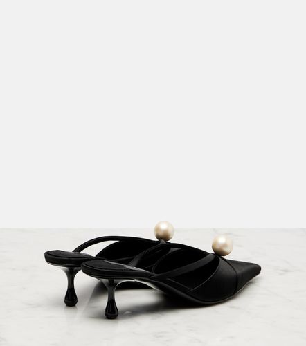 Mules Sana 50 en satin à ornements - Jimmy Choo - Modalova