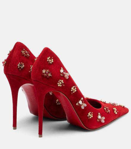 Escarpins Mix Kate 100 en daim à ornements - Christian Louboutin - Modalova