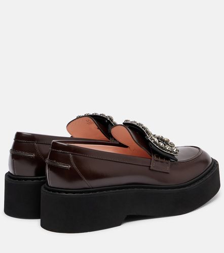 Mocassins Viv' Rangers à plateforme en cuir - Roger Vivier - Modalova