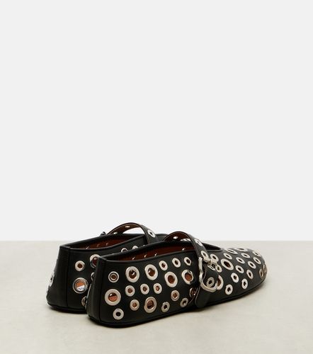 Alaïa Ballerines en cuir à clous - Alaia - Modalova