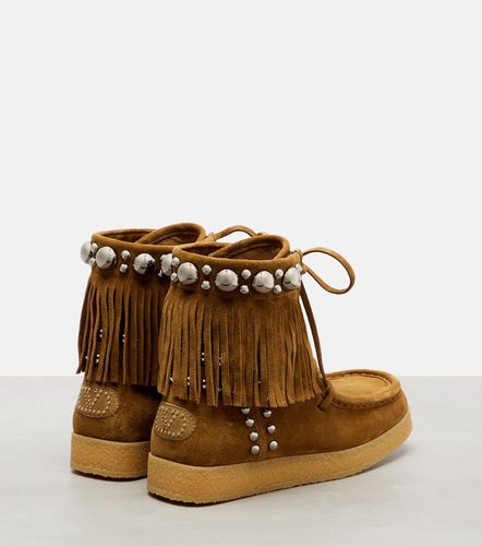 Bottines en daim Nellcôte à clous - Valentino Garavani - Modalova
